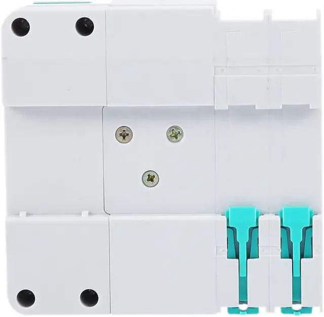 Alt view image 3 of 7 - Dual-Power Automatic Transfer Switch 2P 100A Household 35mm Rail Installation