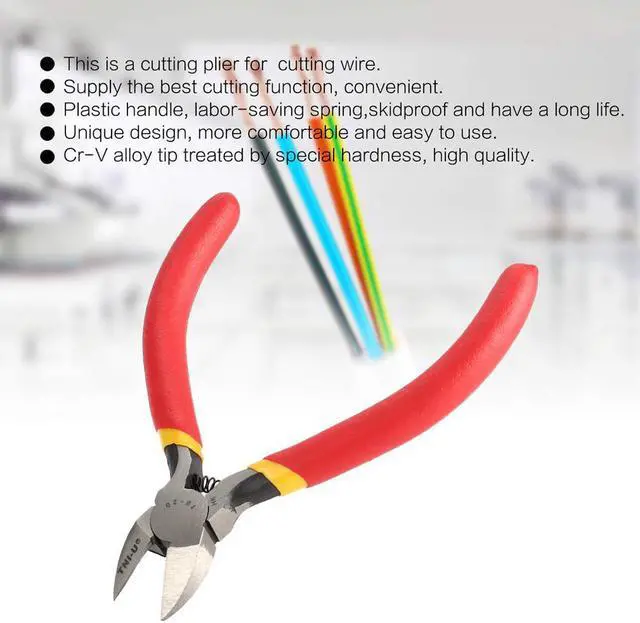 Alt view image 6 of 6 - TU2D 160mm Diagonal Plier Cutter Cutting Copper Cable Wire Repair Clamp DIY Electronic Hand Tool Shear Snip Nipper