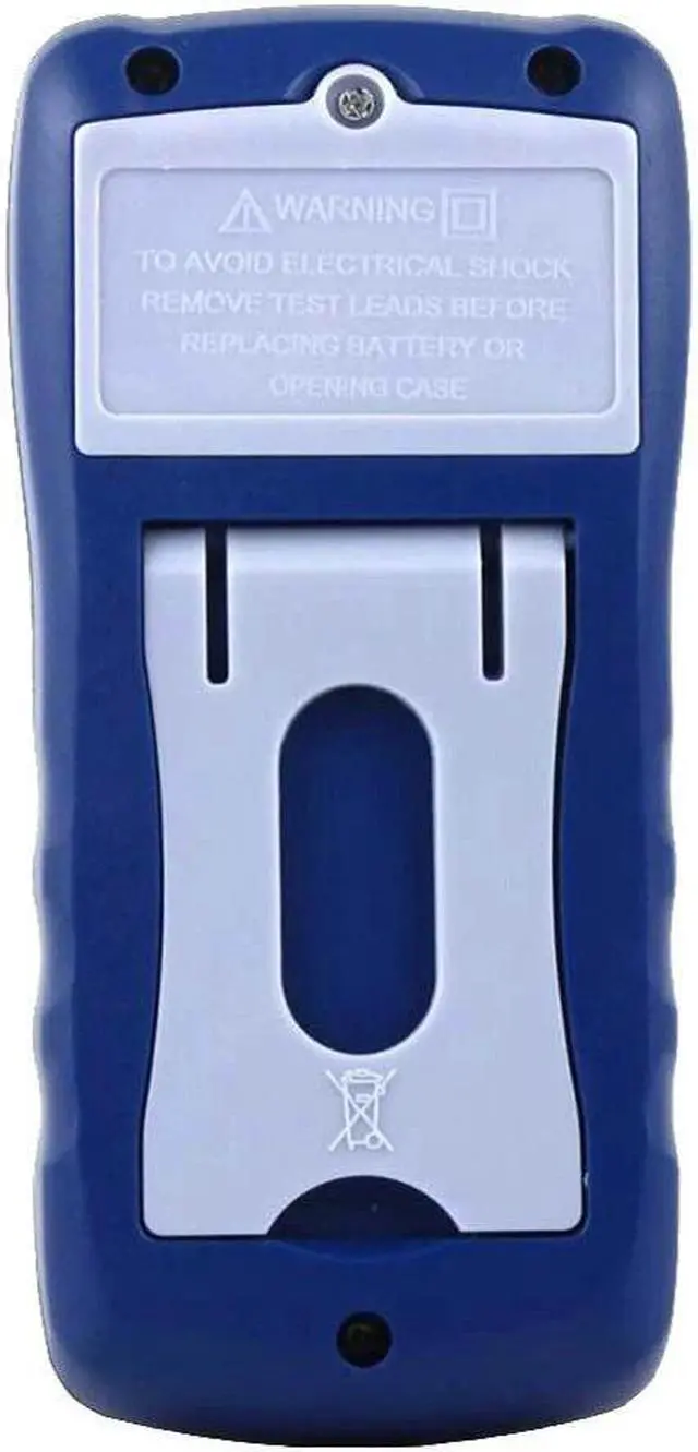 Alt view image 5 of 7 - A830L Portable Digital Multitester Backlight Ammeter Voltmeter Handheld LCD Digital Multimeter Current Tester - White