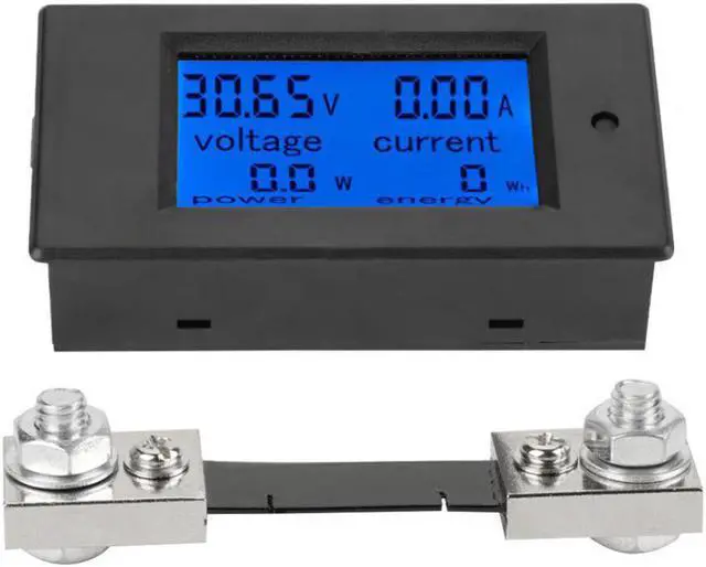 Main image of LCD Digital Voltage Meter PZEM-051 DC 6.5-100V Digital Electric Power Energy Voltage Current Meter - 50A