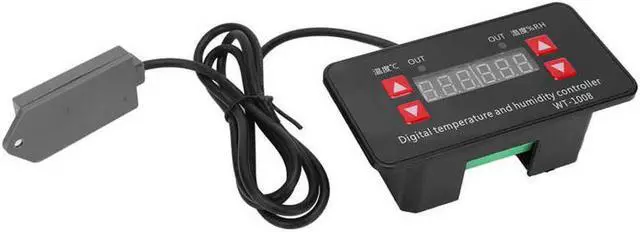 Main image of Temperature and Humidity Controller Digital Display Greenhouse Switch WT-1008 110-220VAC Temperature Controller