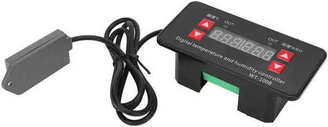 Alt view image 4 of 5 - Temperature and Humidity Controller Digital Display Greenhouse Switch WT-1008 110-220VAC Temperature Controller
