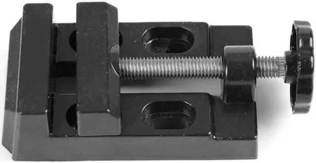 Alt view image 2 of 7 - Mini Flat Clamp Bench Vise Aluminum Alloy Drill Press Vice Carving Tools Machine Tools Accessories Bench Clamp