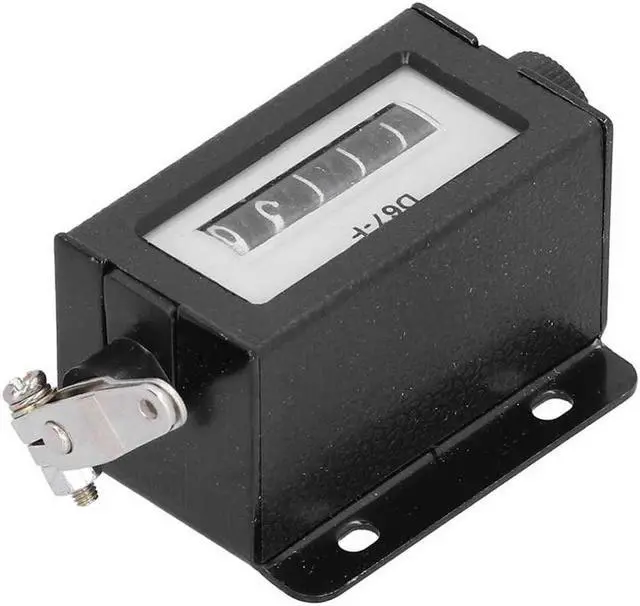 Alt view image 3 of 7 - Mechanical Counter 5 Digit Metal Manual Resettable Hand Pull 0-99999 Counting Tally D67-F Hand Tools