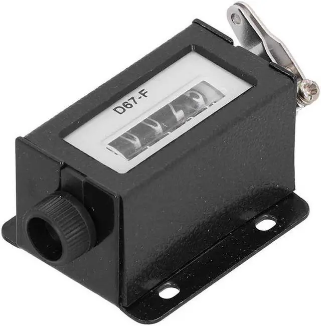 Alt view image 2 of 7 - Mechanical Counter 5 Digit Metal Manual Resettable Hand Pull 0-99999 Counting Tally D67-F Hand Tools