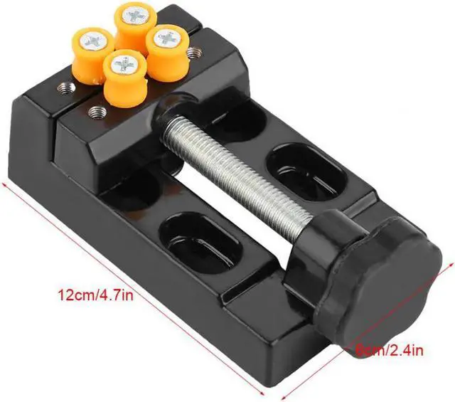 Alt view image 4 of 6 - Mini Vise Hobby Table Craft Jewelry Clamp Vice Repair Tool Portable DIY Mini Table Vise Hand Tools