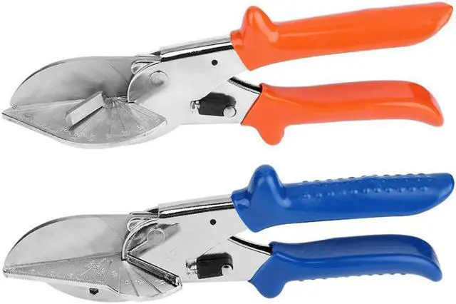 Alt view image 2 of 6 - Multifunctional Angle Scissors Adjustable Angle Shear Multi Angle Wire Duct Cutter Hand Tools - Orange