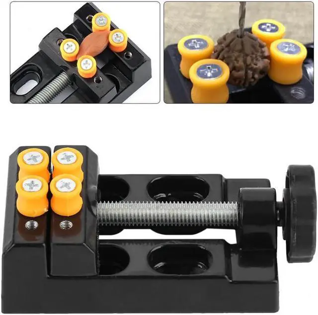 Alt view image 5 of 6 - Mini Vise Hobby Table Craft Jewelry Clamp Vice Repair Tool Portable DIY Mini Table Vise Hand Tools