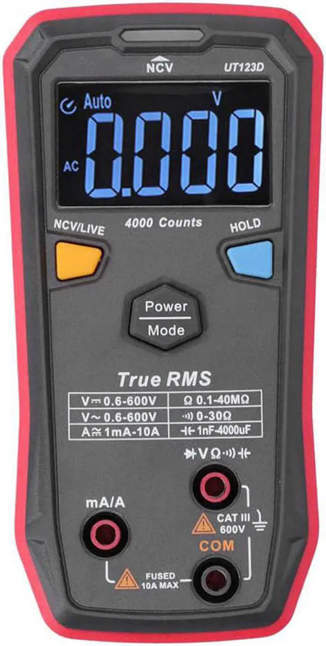 Alt view image 6 of 7 - UT123D Multimeter Multi-Function High Accuracy Digital Meter for Electric Maintenance Digital Multimeter Voltmeter Ammeter