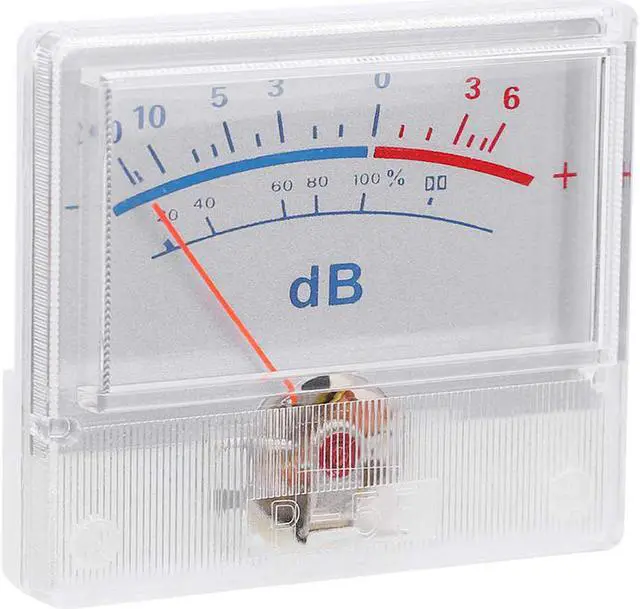 Alt view image 3 of 6 - P55 High Accuracy VU Meter Header _20 + 6db Power Amplifier DB Meter with Pointer Dial