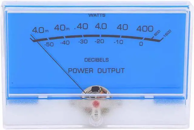 Alt view image 3 of 7 - Power Monitor TN-105-S0518 High Accuracy DB Level Header Audio Power Amplifier VU Meter with Backlight Power Meter