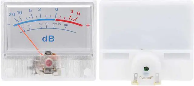 Alt view image 4 of 6 - P55 High Accuracy VU Meter Header _20 + 6db Power Amplifier DB Meter with Pointer Dial
