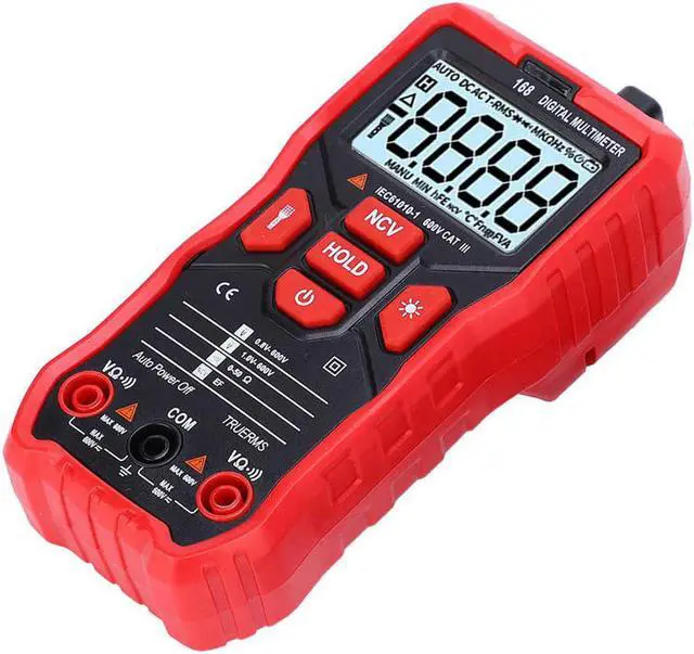 Alt view image 3 of 7 - UA168 Mini Handheld LCD Digital Multimeter AC DC Voltage Resistance Tester with Test Probes
