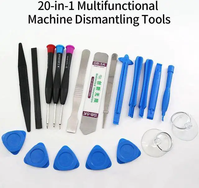 Alt view image 4 of 5 - 20-in-1 Multifunctional Machine Dismantling Tools Repair Tools Kit for Laptop Mobile Phone Fan Keyboard Game Console Glasses