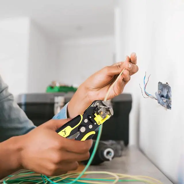 Alt view image 2 of 6 - Wiring Tool Kit Includes 24-10 AWG Multifunctional Wire Stripper Cutter Crimper 230pcs Insulated Wire Terminal Connectors 40pcs Cable Ties