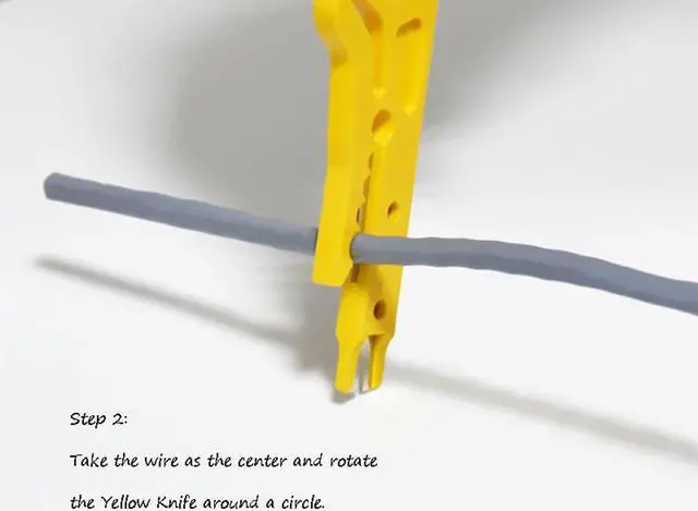 Alt view image 4 of 7 - Portable Wire Stripper Knife Tools Cable Stripping Wire Cutter Cut Line Tool Crimper Pliers Crimping Tool Cable Stripping Wire