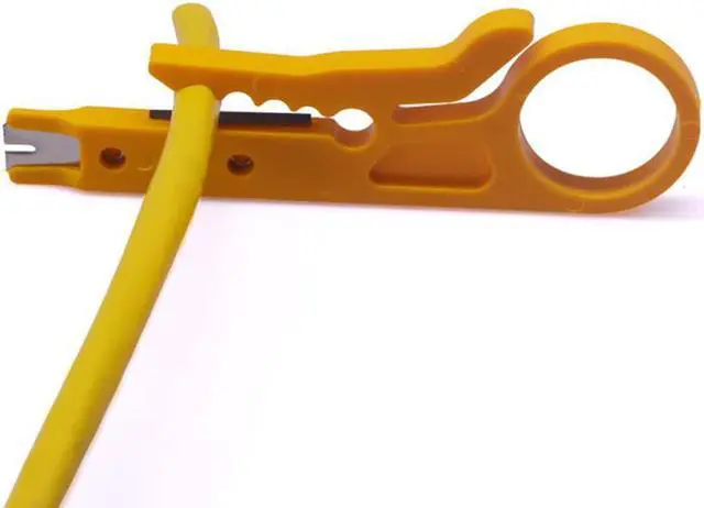 Alt view image 5 of 7 - Portable Wire Stripper Knife Tools Cable Stripping Wire Cutter Cut Line Tool Crimper Pliers Crimping Tool Cable Stripping Wire