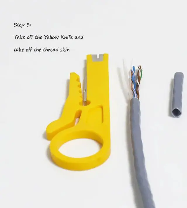 Alt view image 7 of 7 - Portable Wire Stripper Knife Tools Cable Stripping Wire Cutter Cut Line Tool Crimper Pliers Crimping Tool Cable Stripping Wire