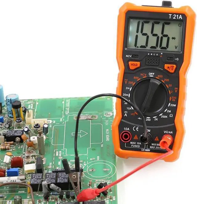 Main image of T21A Handheld Digital Multimeter Non Contact AC/DC Voltmeter Current Resistance Diode Continuity NCV Tester with Backlight