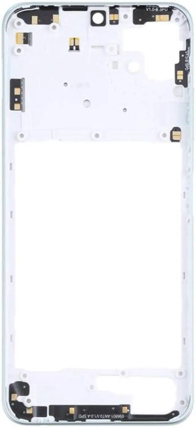 Main image of Middle Frame Housing Central Frame With Button Smartphone Replacement Part For Samsung Galaxy A22 5G SM-A226 - White