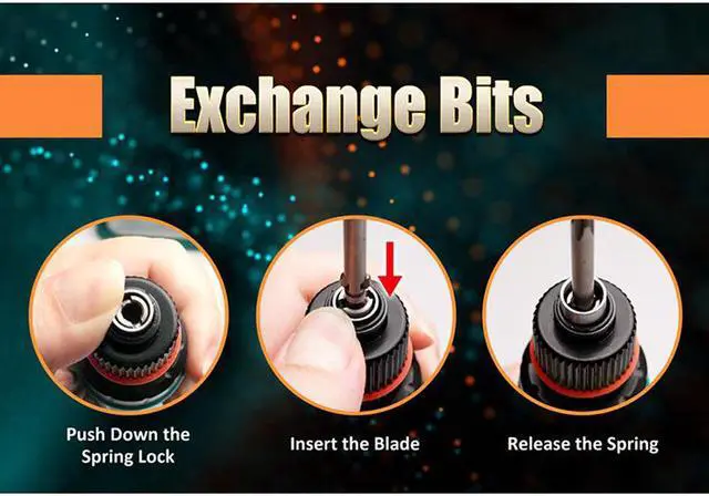 Alt view image 3 of 7 - Pro'sKit UPT-32015D Variable-frequency Electric Screwdriver(0.4-1.5N.m) Electrician Electric Tools Power Toolkit