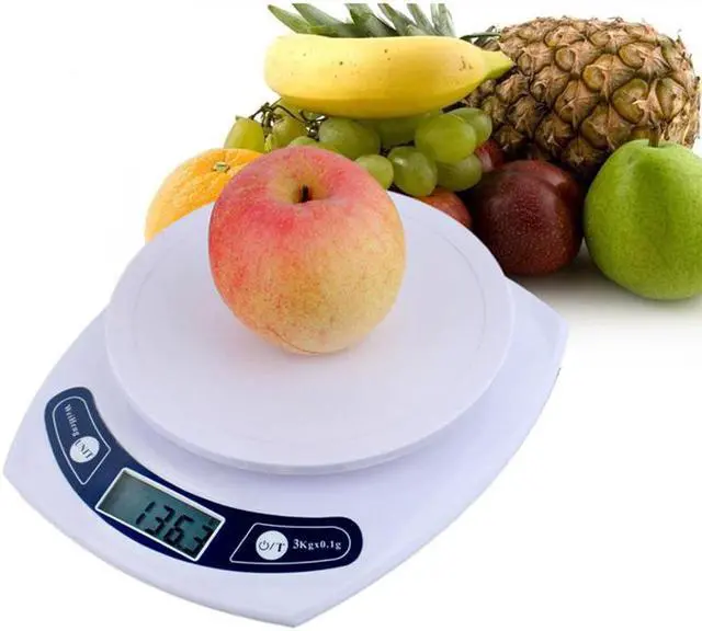 Alt view image 2 of 4 - Electronic Kitchen Scales 3Kg/0.1g Precision Digital food Portable Diet Postal Accurate balance weighing Scale Cooking
