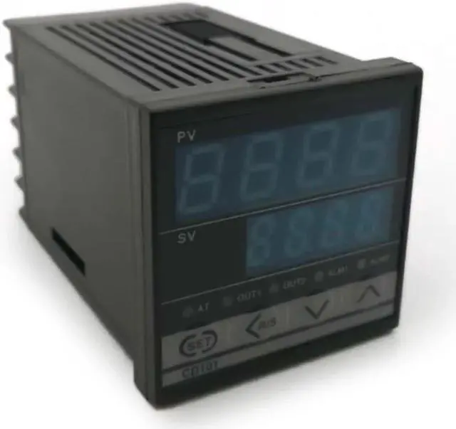 Alt view image 5 of 7 - Digital PID Dual Display Temperature Controller Max Test Temperature 1372 Degree Thermoregulator with Alarm Relay Output CD101