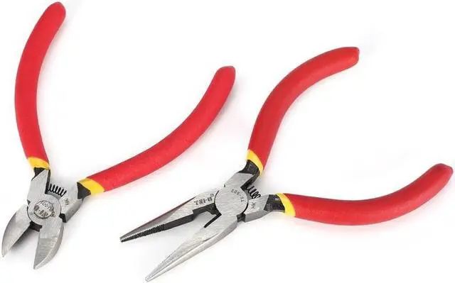 Alt view image 5 of 7 - 13pc Screwdriver Plier Wrench Volt Tester Tweezer Knife Set Series Repair Tool Kit Cross Point Tip DIY Hand Tamper Screw Tools