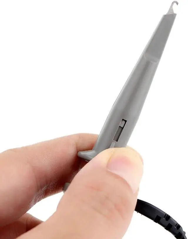 Alt view image 7 of 7 - 2Pcs Oscilloscope Probe P6100 100MHz 1X 10X Alligator Clip Test Low Passive Limpedance Attenuation Probe For Hantek Rigol UNI-T