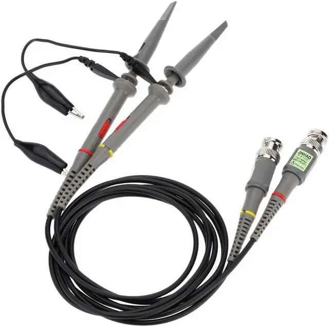 Alt view image 3 of 7 - 2Pcs Oscilloscope Probe P6100 100MHz 1X 10X Alligator Clip Test Low Passive Limpedance Attenuation Probe For Hantek Rigol UNI-T
