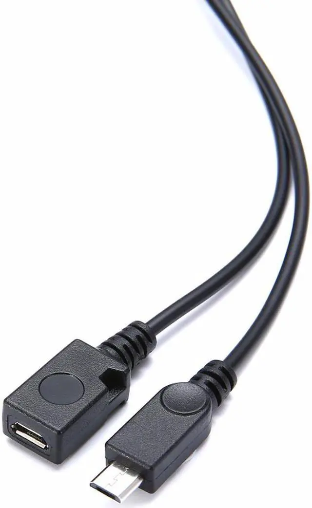 Alt view image 3 of 7 - New OTG Host Power Splitter Y USB Jack to Mirco 5 Pin Male Female Cable Black Micro USB Male to USB A Female Support OTG for Samsung S7 S6 edge Note 2 5 Xiaomi 3 4 Lenovo Huawei Meizu LG Sony U Disk