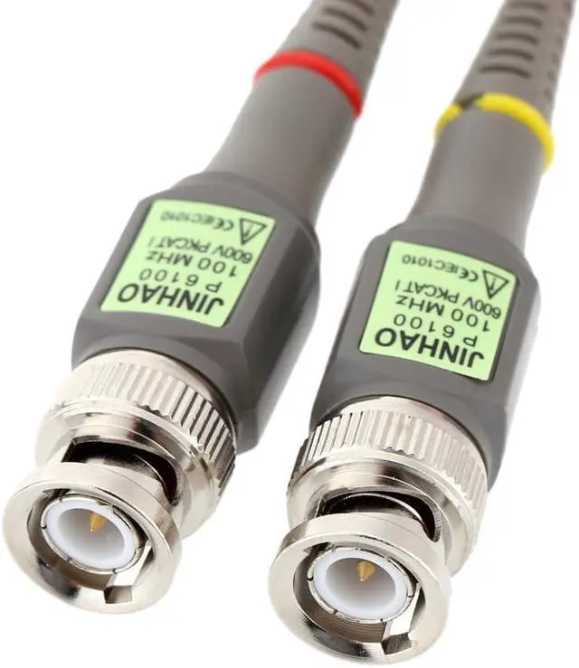 Alt view image 5 of 7 - 2Pcs Oscilloscope Probe P6100 100MHz 1X 10X Alligator Clip Test Low Passive Limpedance Attenuation Probe For Hantek Rigol UNI-T