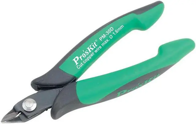 Main image of Pro'sKit PM-30D Double Color Thicker Knife Diagonal Cutting Pliers Oblique Mouth Pliers Electronic Cut Wire Cutters Repair Hand