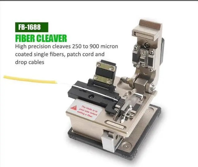Alt view image 7 of 7 - Pro'sKit FB-1688 Fiber Cleaver Portable Single Mode High Precision Fiber Cleaver Optical Fiber Cleaver