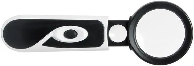 Alt view image 4 of 7 - Pro'sKit MA-023 3.5X Times Handheld Magnifying Glass With Telescopic Belt LED Lights 20 Times Electronic Headlight