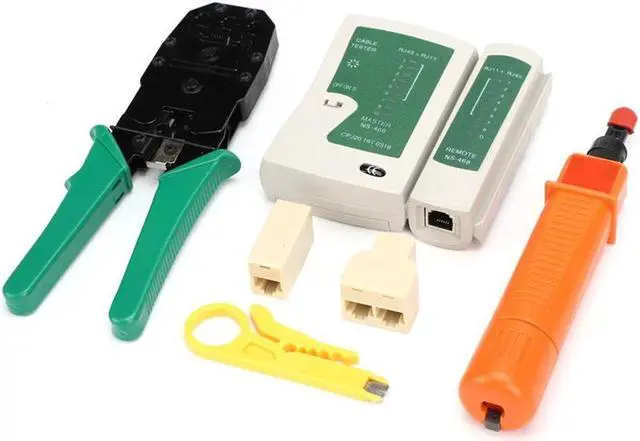 Alt view image 3 of 6 - Computer Network Maintenance Tool Kit Cable Installation Kit Network Cable Repairing Kit Network Tool Repair Kit