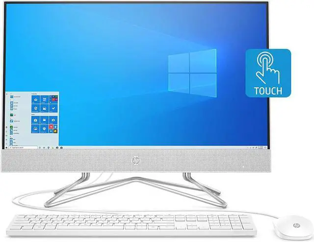 Main image of HP 24-df0030 23.8" AIO Computer Athlon Silver 3050U 4GB 256GB SSD Windows 10