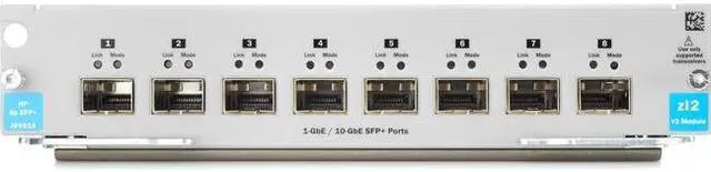 Alt view image 9 of 12 - HP 8 Ports 1G 10GbE SFP plus MACsec v3 zl2 Network Switches