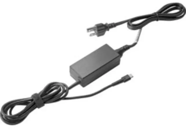 Alt view image 4 of 9 - HP 1MZ01AA#ABA Original 45W USB-C Power Adapter for Chromebook x360/Pro x2