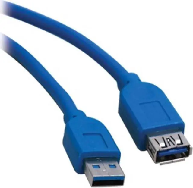 Alt view image 2 of 4 - TRIPP LITE U324-016 USB 3.0 SUPERSPEED EXTENSION CABLE - USB-A TO USB-A, M/F, BLUE, 16 FT.