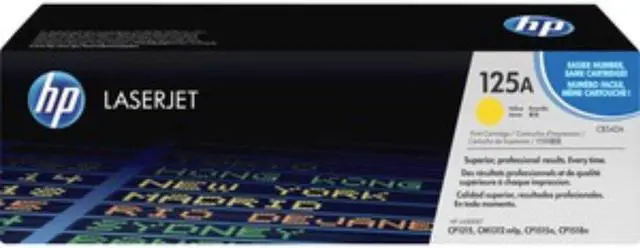 Alt view image 2 of 2 - HP 125A LaserJet Toner Cartridge - Yellow
