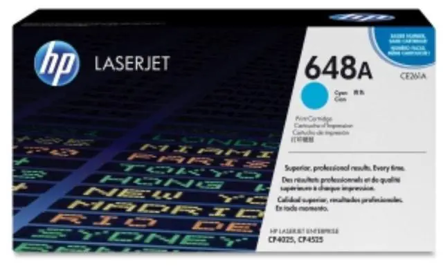 Alt view image 2 of 2 - HP 648A LaserJet Toner Cartridge - Cyan