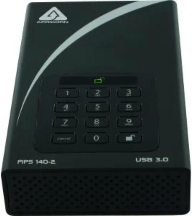 Main image of APRICORN MASS STORAGE ADT-3PL256F-8000 8TB AEGIS FIPS VALIDATED