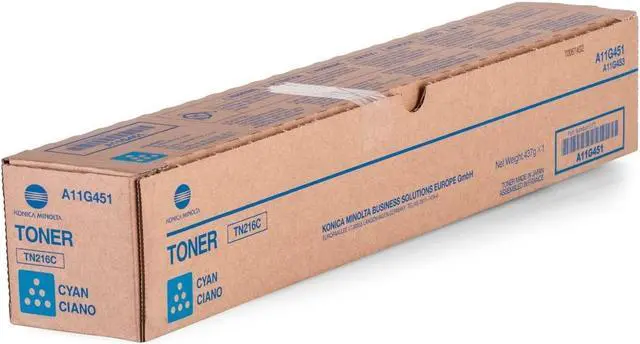 Alt view image 15 of 17 - Konica Minolta TN-216C Toner Cartridge - Cyan