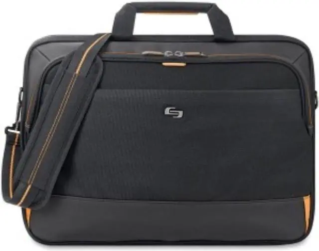 Alt view image 12 of 12 - Solo Urban Carrying Case for 11" to 17.3" Apple iPad Ultrabook - Black, Gold UBN3004
