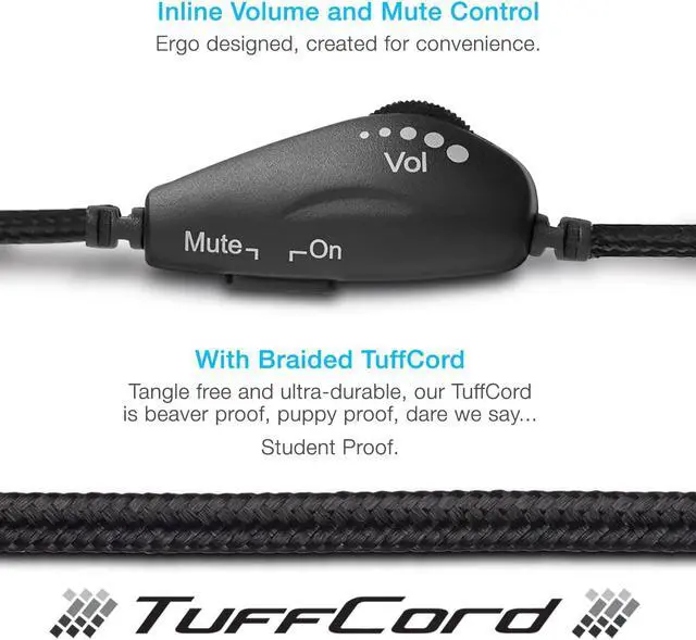 Alt view image 6 of 17 - Cyber Acoustics AC-6012 USB Stereo Headset