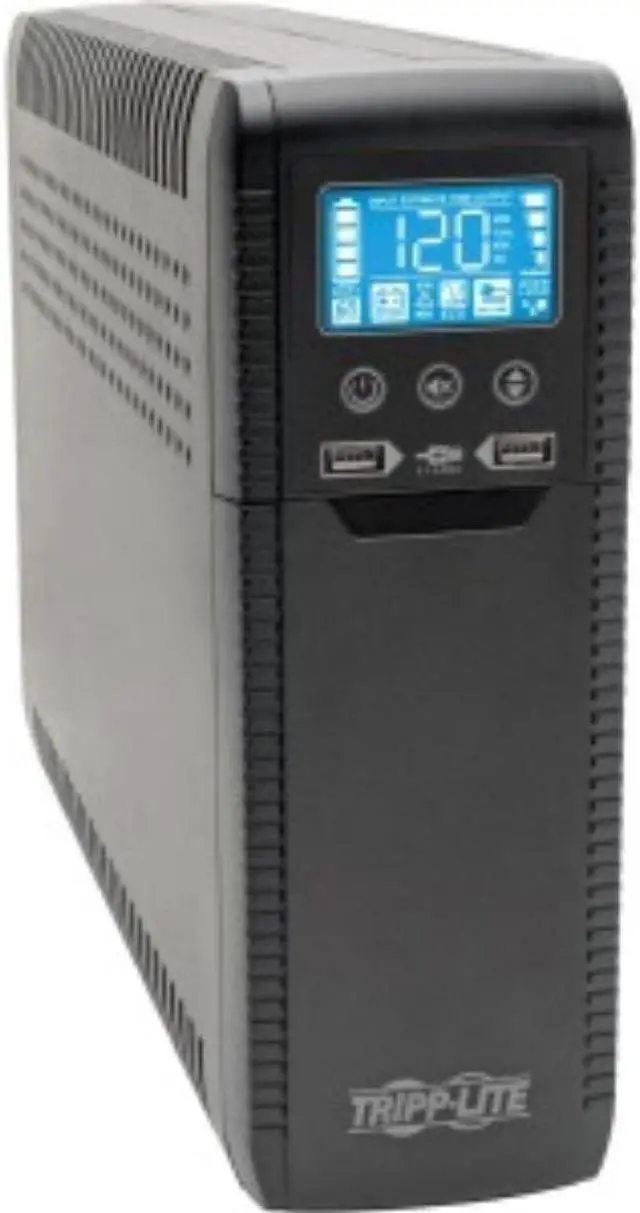 Alt view image 5 of 7 - TRIPP LITE Line Interactive ECO1300LCD UPS with USB and 10 Outlets - 120V, 1300 VA, 720 Watts, ECO Series