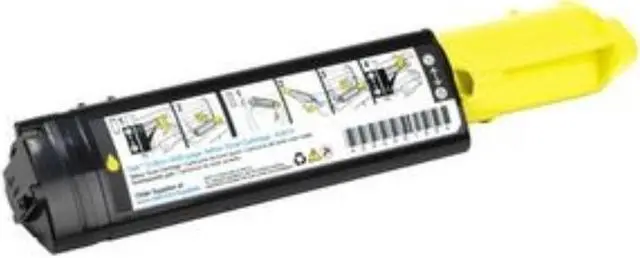 Alt view image 4 of 6 - Dell K4974 Yellow Toner Cartridge K5361, 310-5729, 3105729, NTC5361