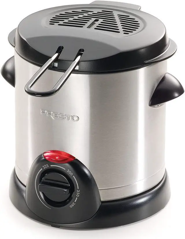 Alt view image 14 of 18 - Presto 05470 Electric Deep Fryer, Stainless Steel