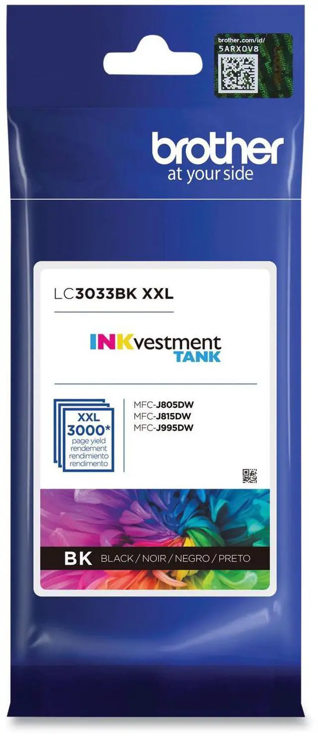 Alt view image 4 of 10 - Black Extra High Yield Ink Cartridge for Brother LC3035BK MFC-J805DW, MFC-J815DW XL, MFC-J995DW, MFC-J995DW XL, Genuine Brother Brand